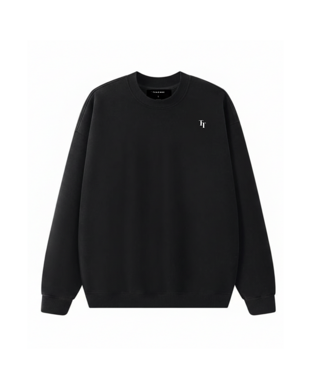 Heavy Oversized Fleece Embroidered Sweatshirt